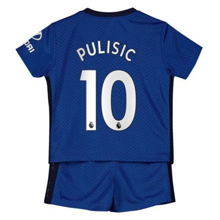 Chelsea Christian Pulisic 10 Børn Hjemme 2020/21 - Fodboldtrøjer(S/S)